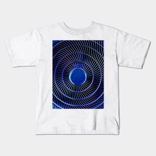 Blue Vortex Kids T-Shirt